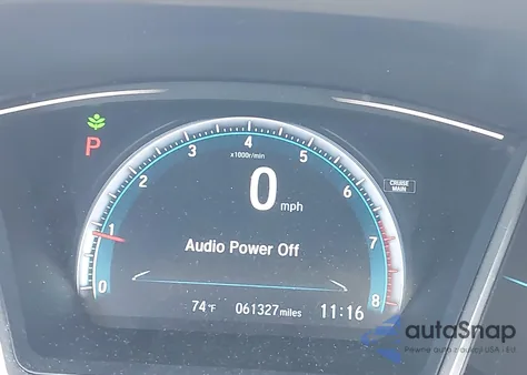 2016 Honda Civic Ex z USA, uszkodzony, nr VIN 19XFC2F70GE207135